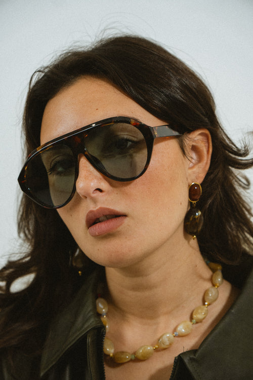 Brown Georgia earrings