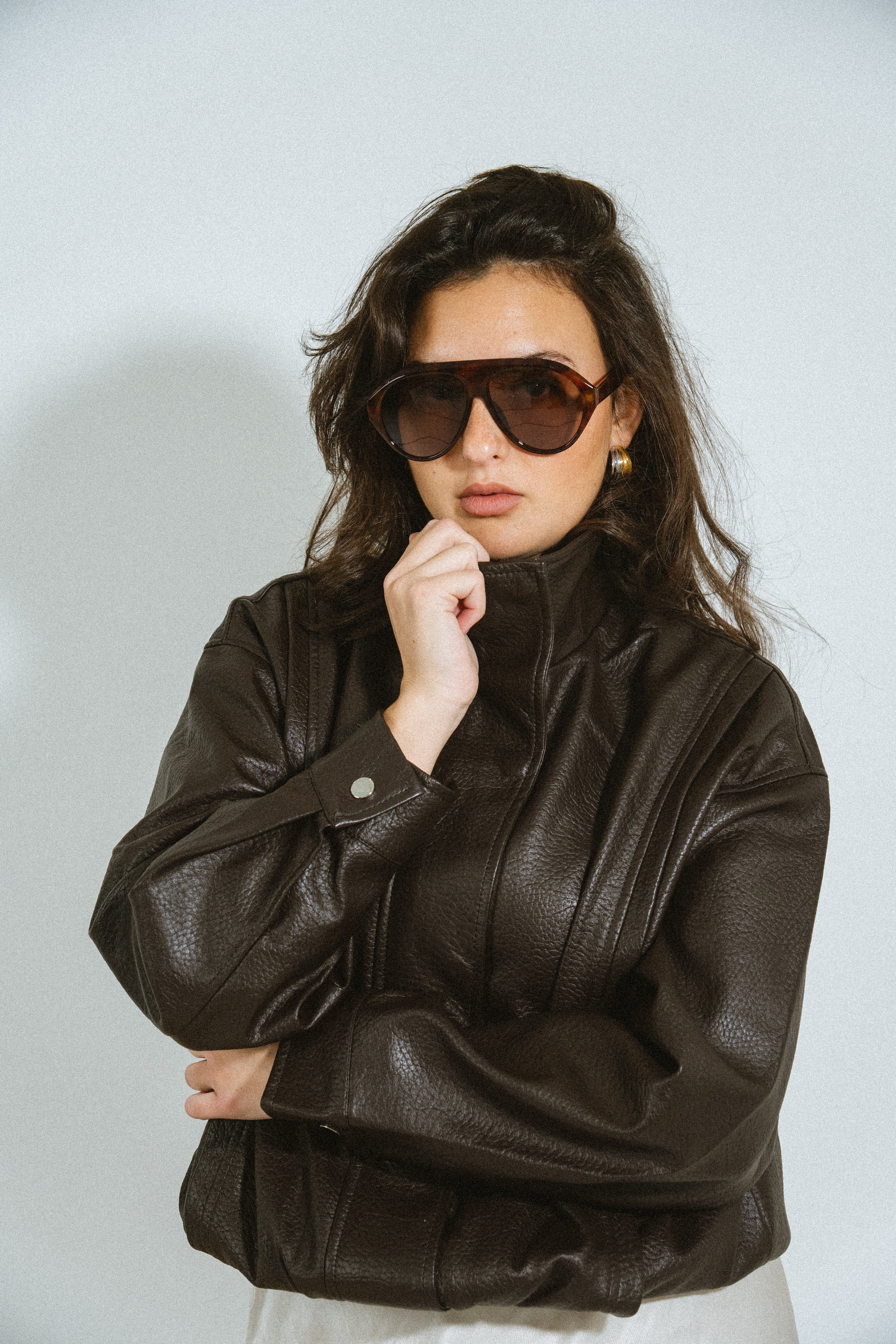 Roma leather jacket