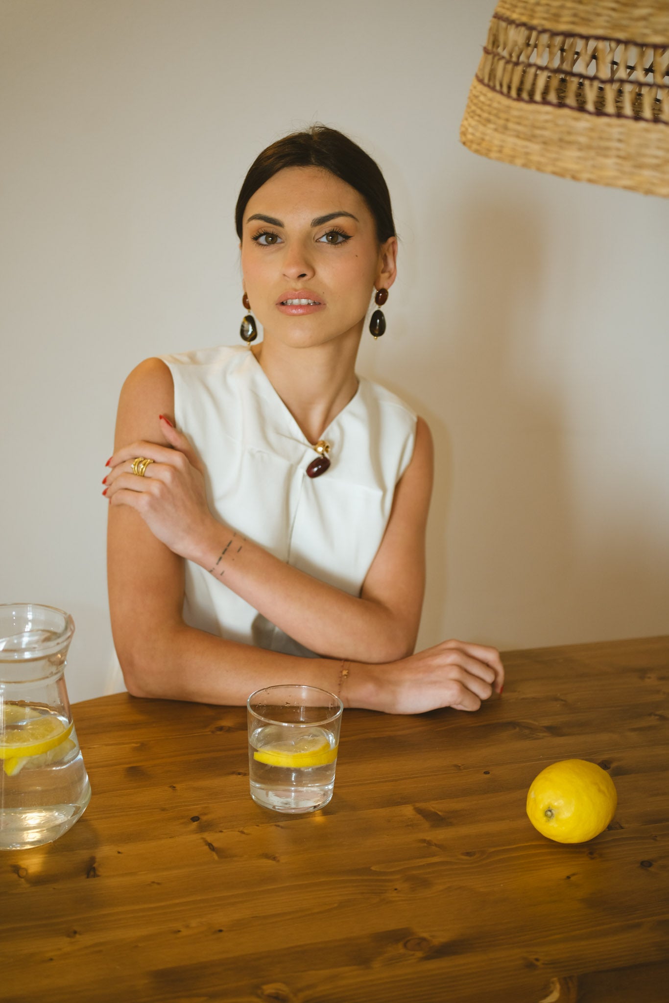 Brown Georgia earrings
