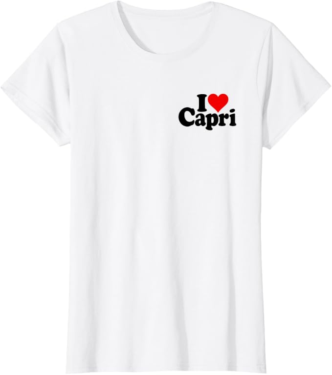 T-shirt i love Capri