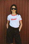 T-shirt à col rond Bisou