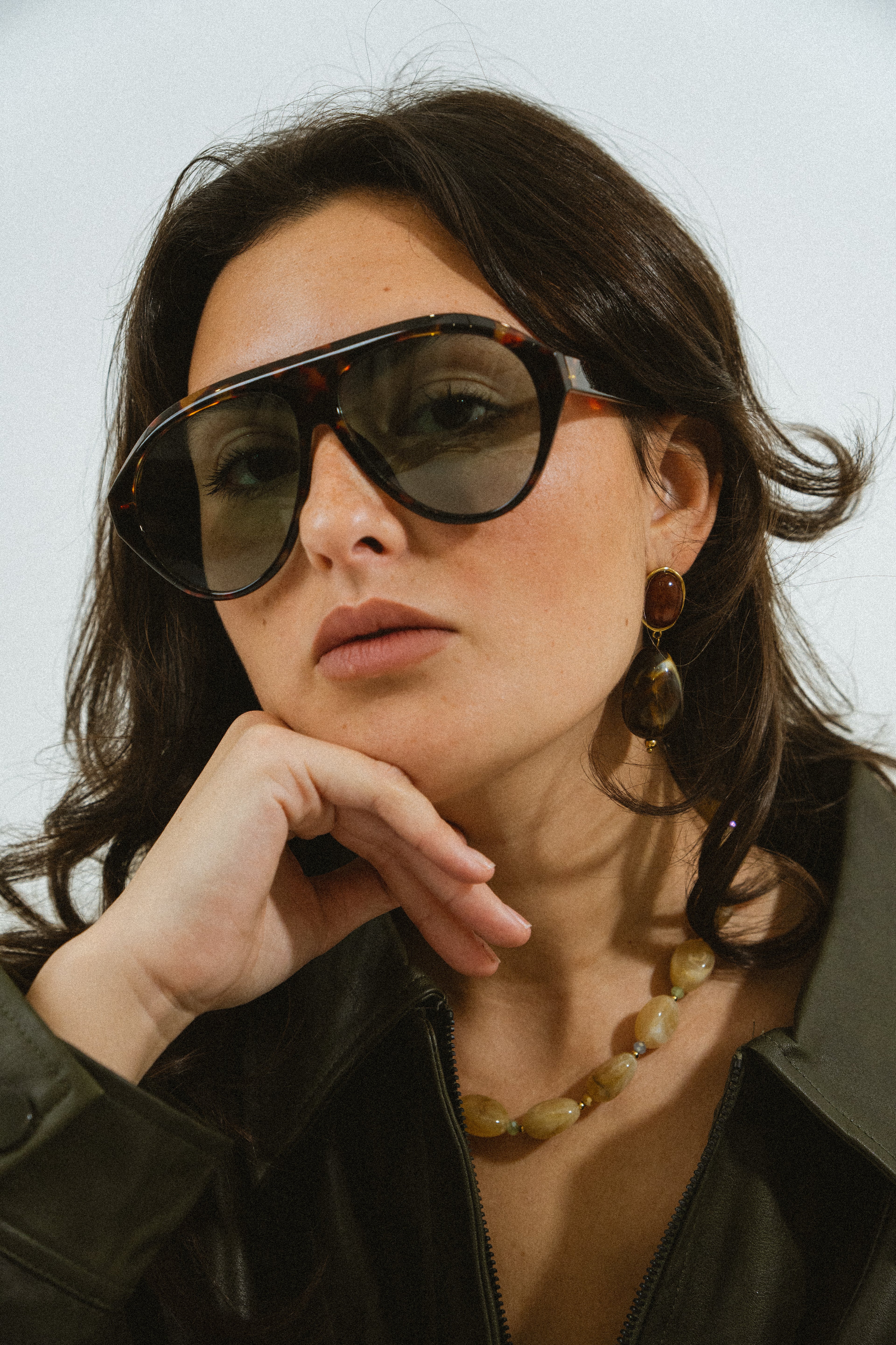 Brown Georgia earrings