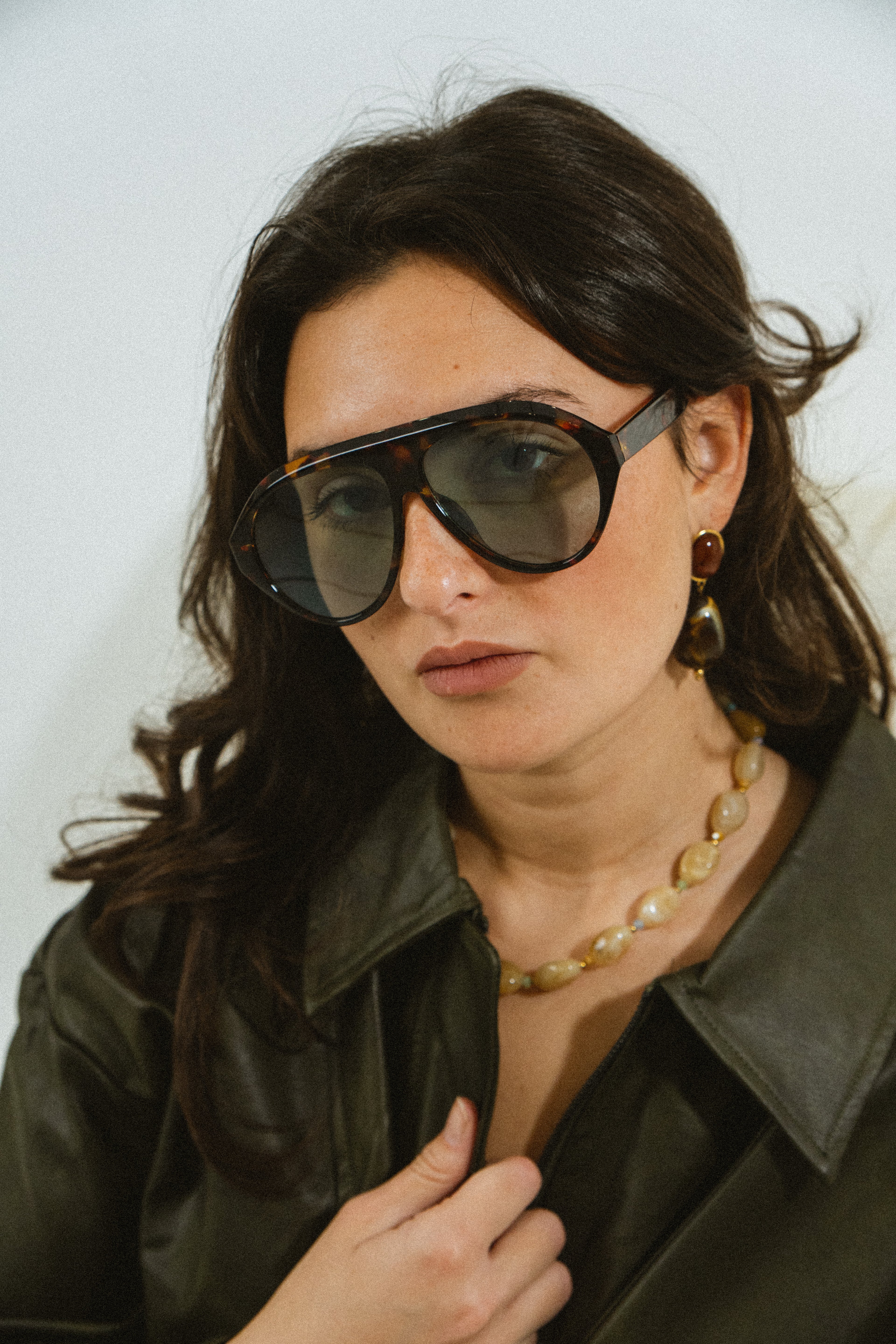 Brown Georgia earrings