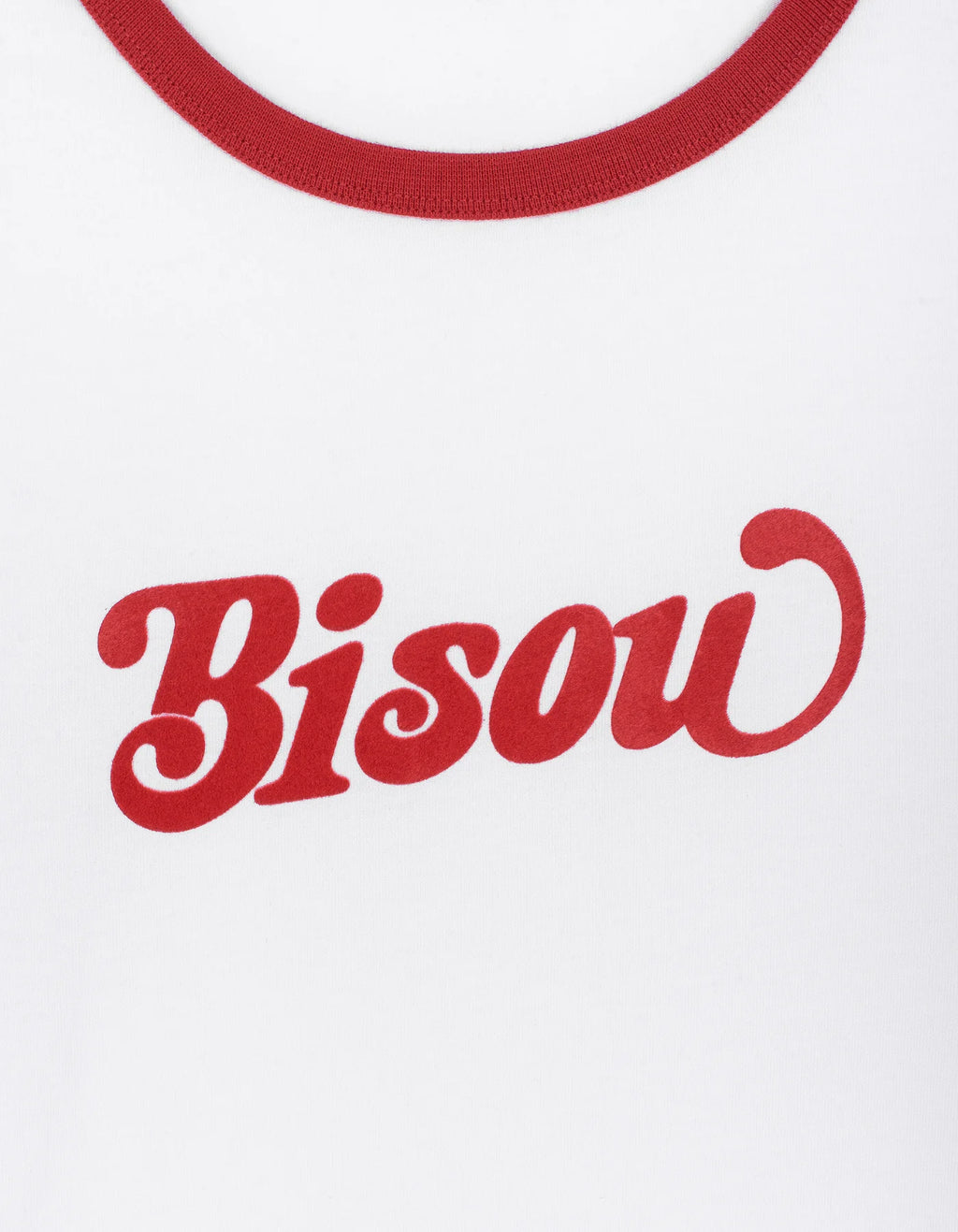 T-shirt à col rond Bisou